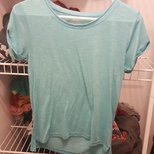 a teal ish tee-shirt from SO